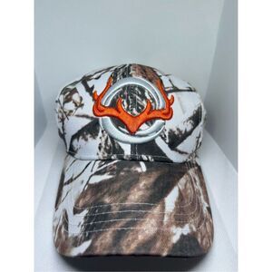 White Camouflaged Browning Baseball Cap Hat